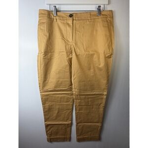 Wildfang The Essential Trouser Women's Size 10 Camel Tan Tapered Cuffed $118